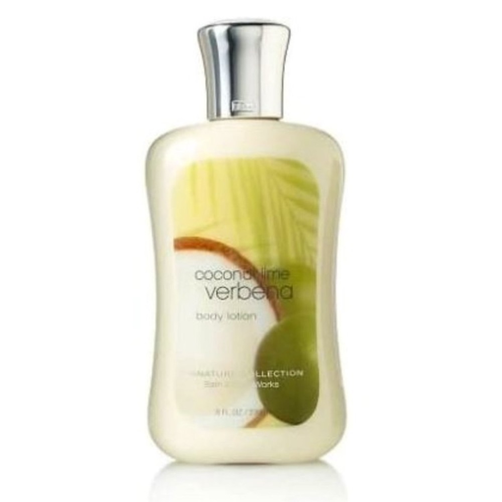 Bath & Body Works Coconut Lime Verbena Lotion with Silver Cap